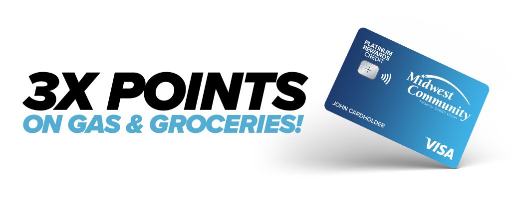 3X Points on Gas and Groceries | Midwest Community Federal Credit Union